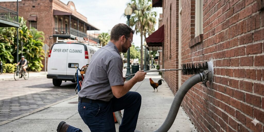 Dryer Vent Cleaning in Ybor City Florida